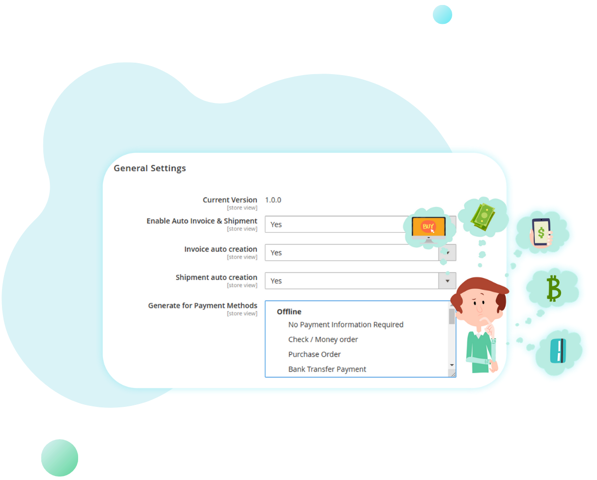 Apply for multiple payment methods