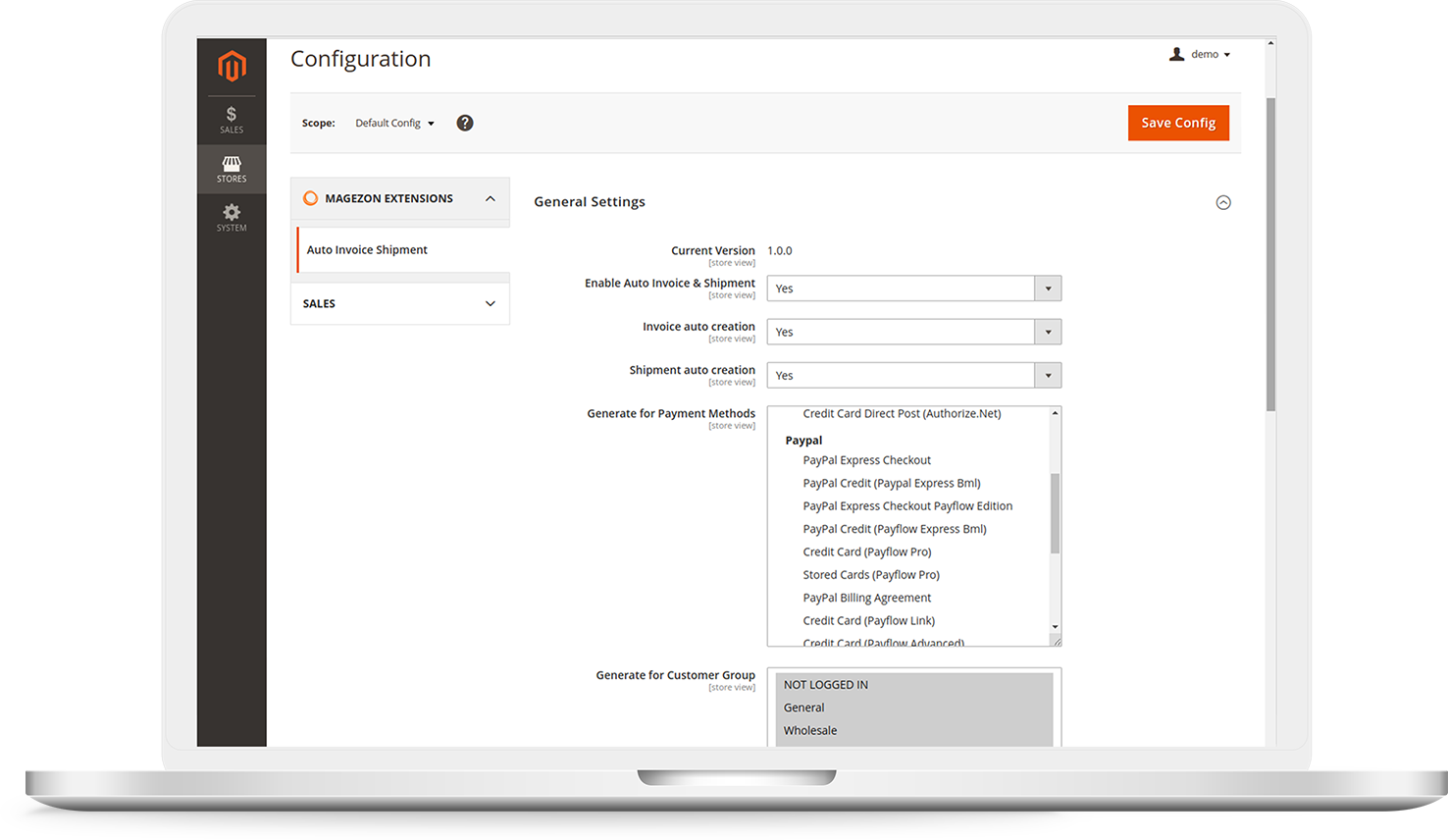 Create invoices and shipments of orders automatically