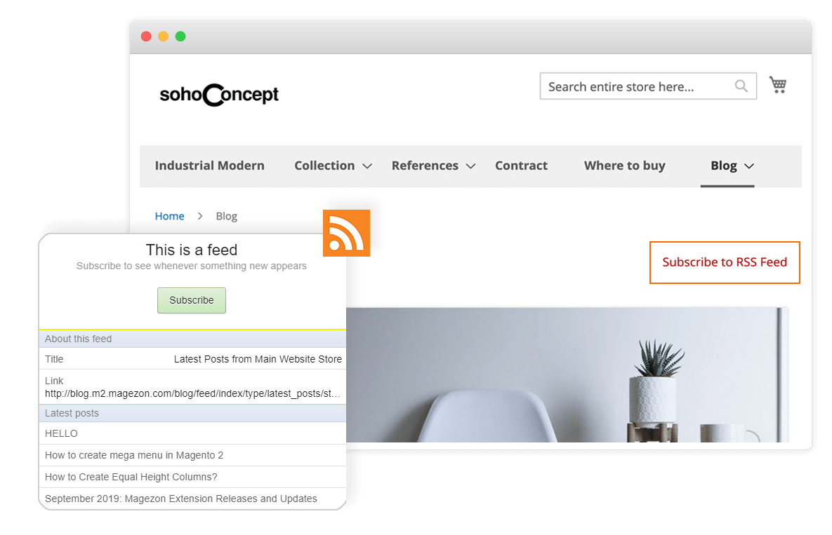 Magento 2 Blog Extension | RSS Feed