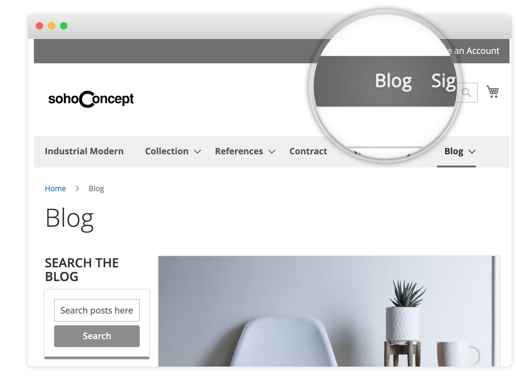 Magento 2 Blog Extension | Show Blog in Top Links