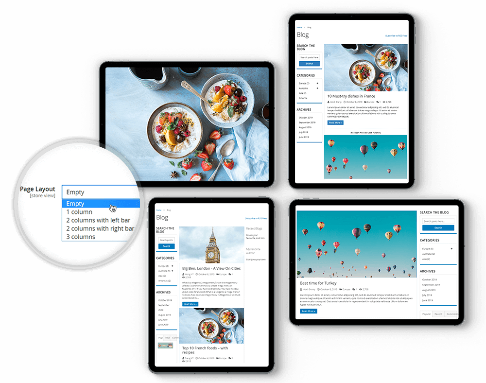 Magento 2 Blog Extension | Tune up Blog Pages