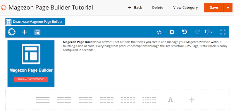 Category Edit Page