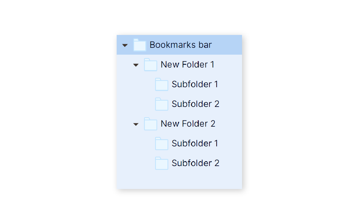 Folder Tree | Magento 2 Bookmark Manager Folder Tree | Magento 2 Bookmark Manager