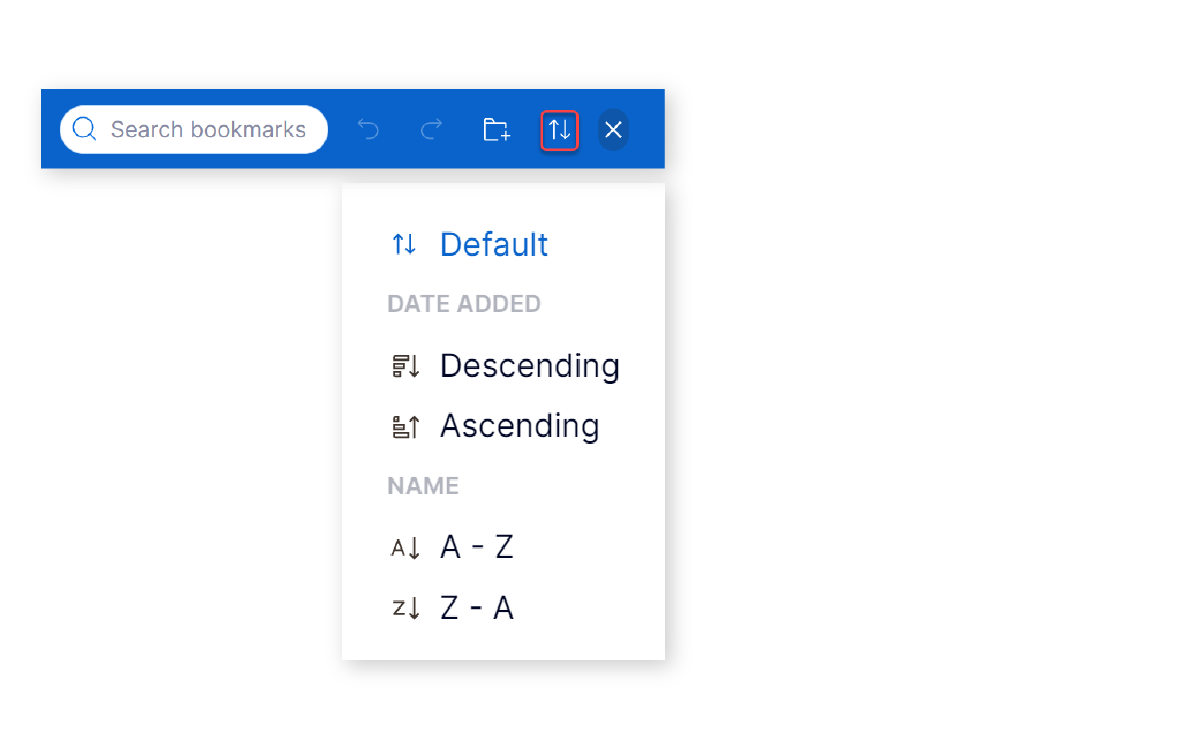Search & Sort Bookmarks/Folders | Magento 2 Bookmark Manager Search & Sort Bookmarks/Folders | Magento 2 Bookmark Manager