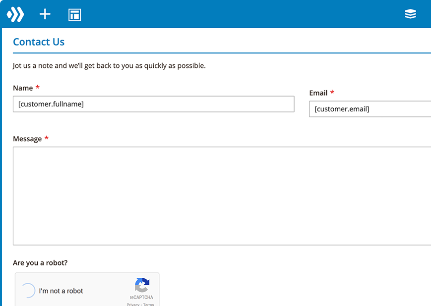 Blue Form Builder