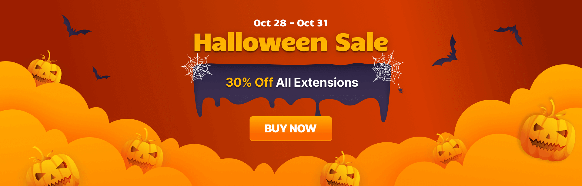Halloween Sale 2025 - 30% Off All Extensions