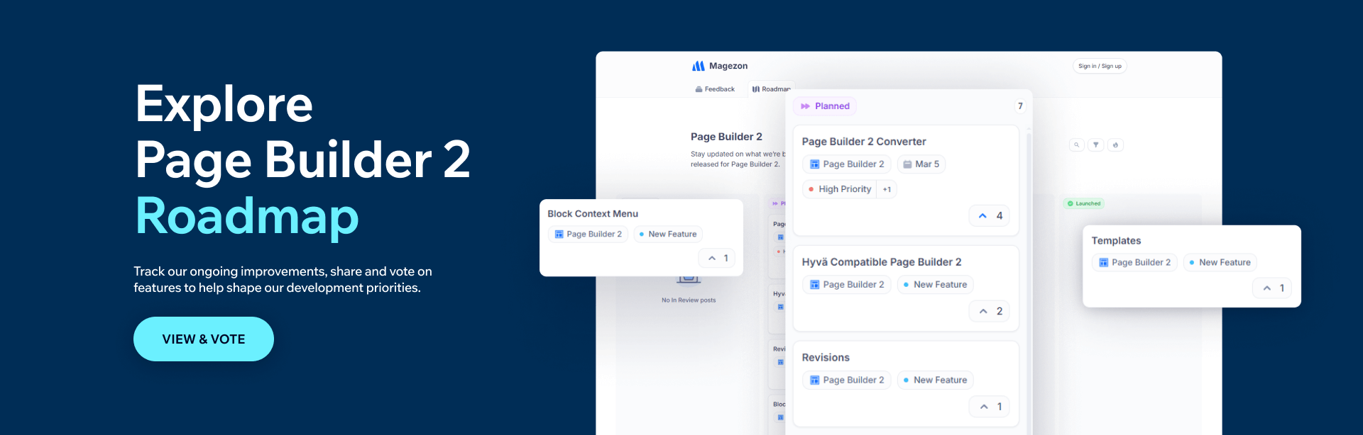 Page Builder 2 Roadmap