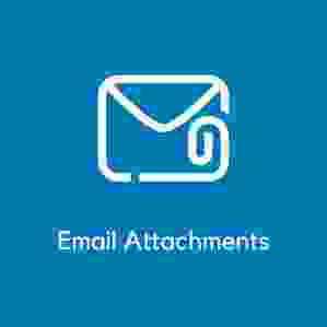Email attachment logo