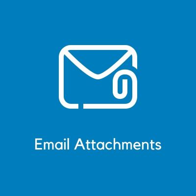 Email attachment logo
