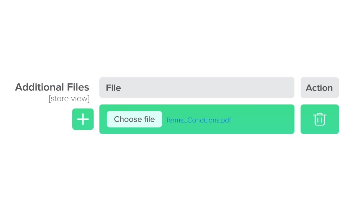 Send unlimited additional files