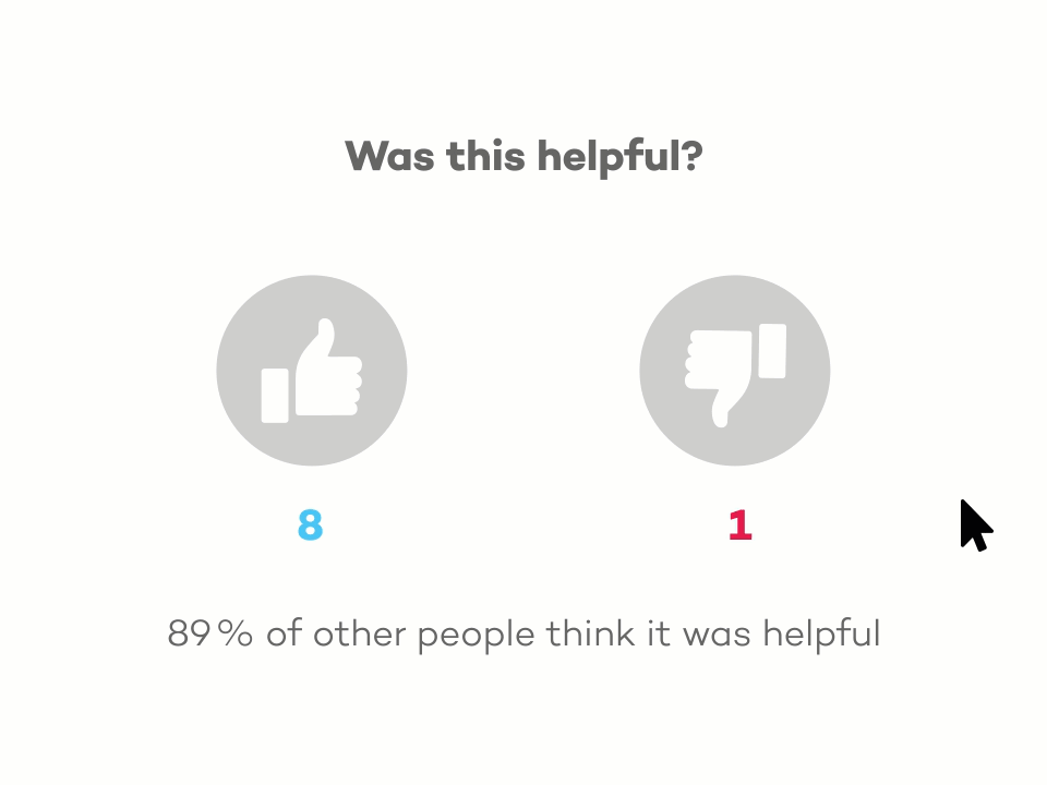 Question helpfulness rating Question helpfulness rating