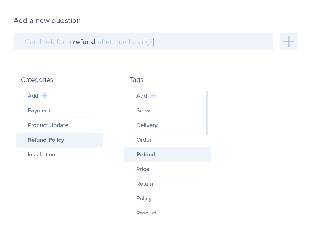 Create and Assign questions to Categories & Tags Create and Assign questions to Categories & Tags