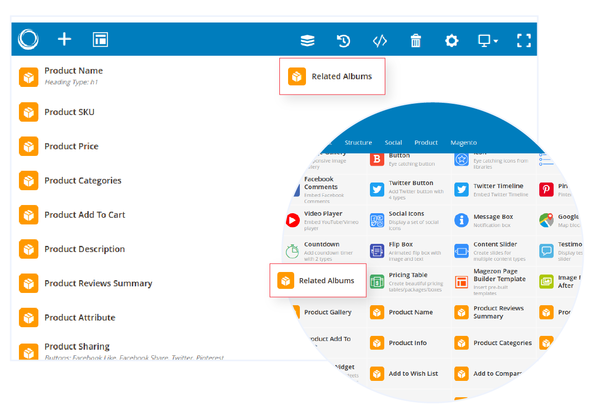 compatible with single product page builder