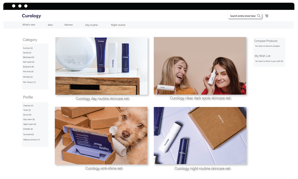Magento 2 Lookbook | Create Distinctive Profile Category Pages - Grid Layout