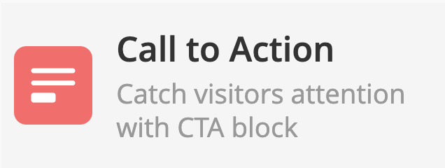 Call to Action element