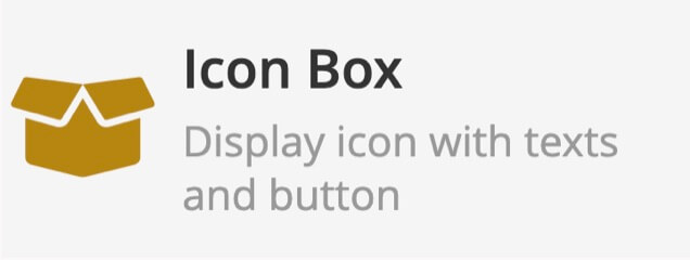 Icon Box element