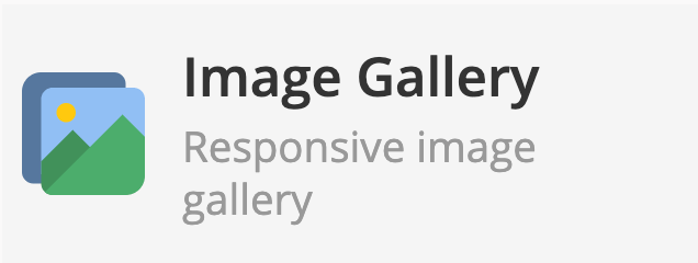 Image Gallery element