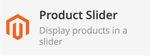 Product Slider element