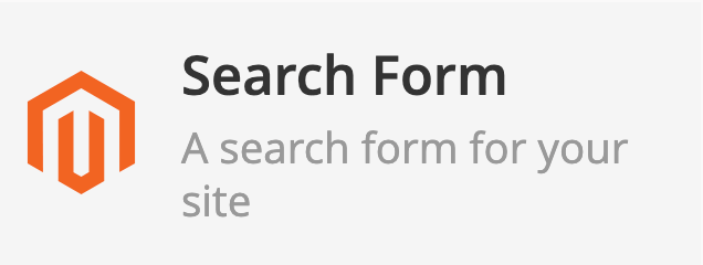 Search Form element