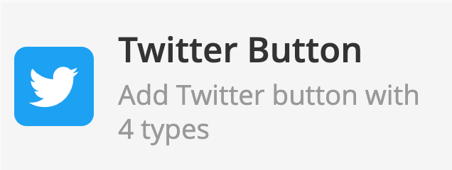 Twitter Button element