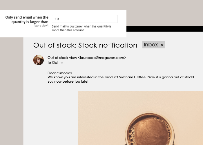 Magento 2 Out Of Stock Notification | Send Emails Based On Stock Quantity