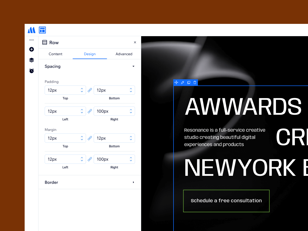 Margin & padding control