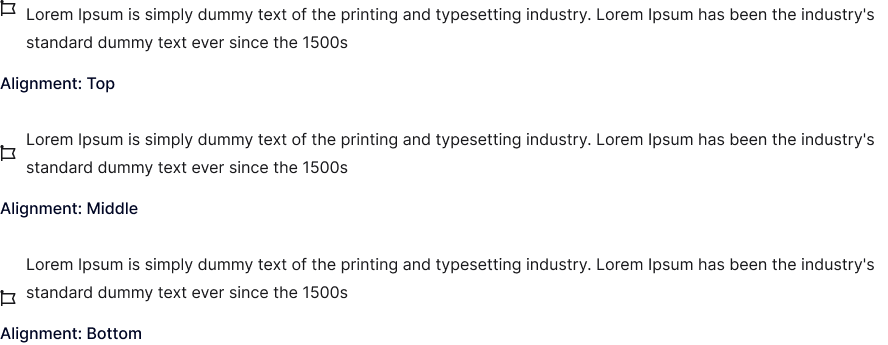Icon List icon vertical alignment