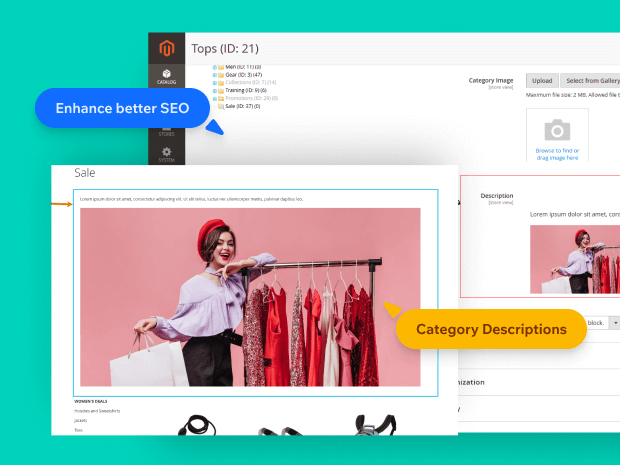 Enhance category descriptions for better SEO