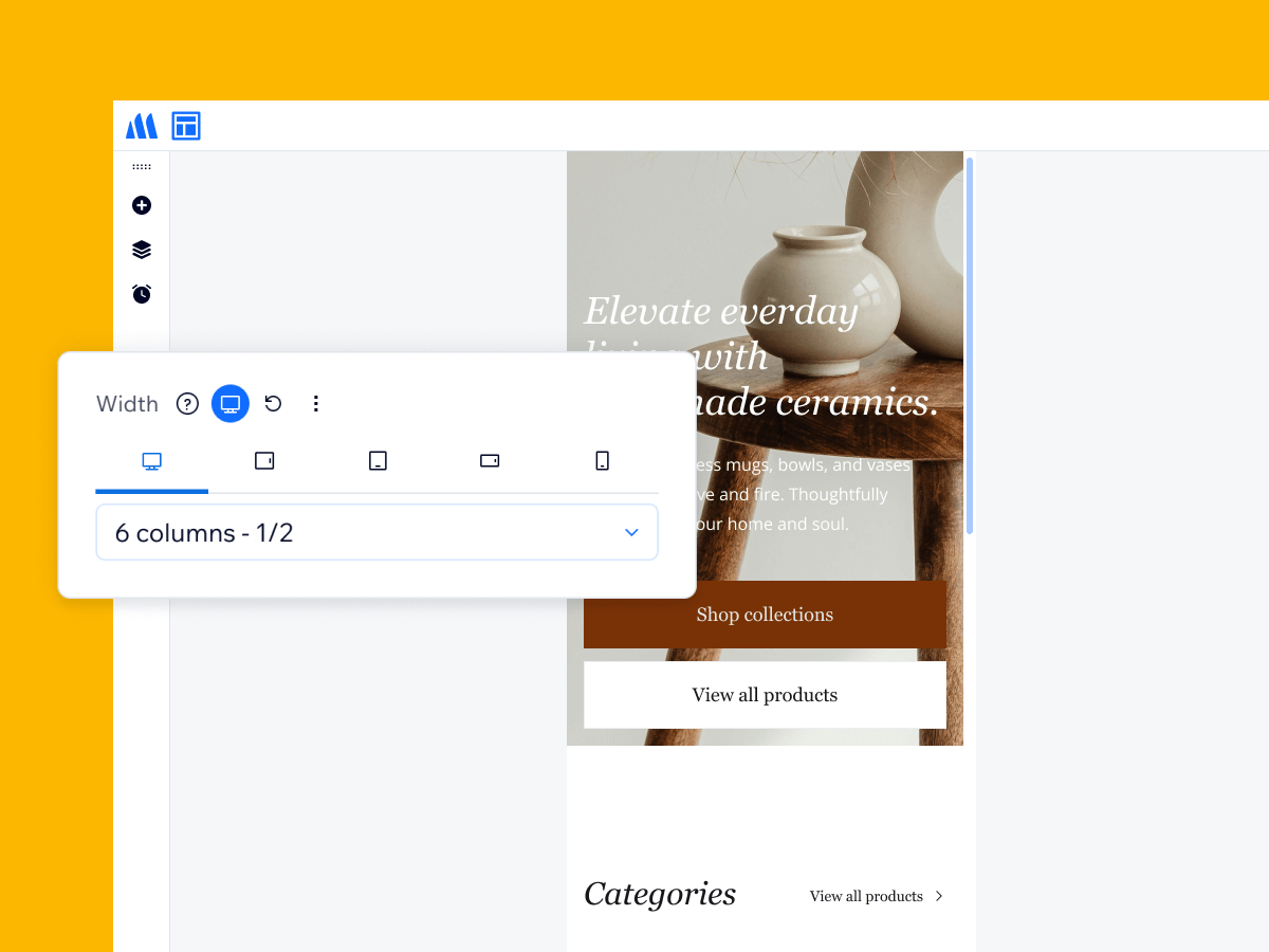 Responsive column width