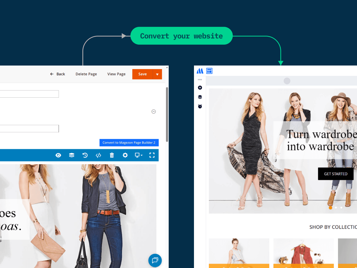 Convert Page Builder 1 to Page Builder 2