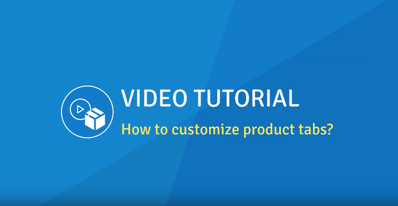 How to customize product tabs