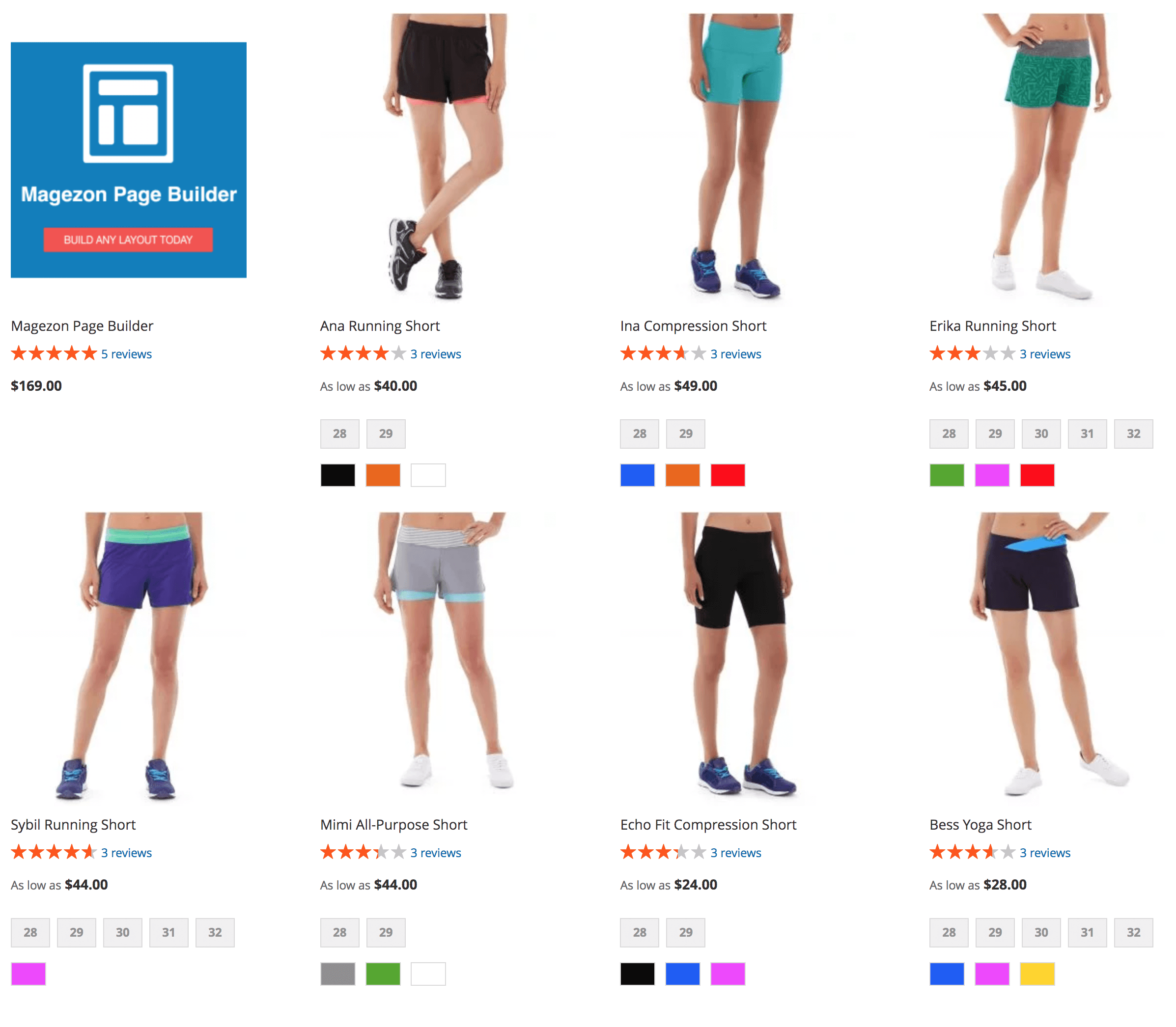 Catalog Product List added by Magento Widget Catalog Product List added by Magento Widget