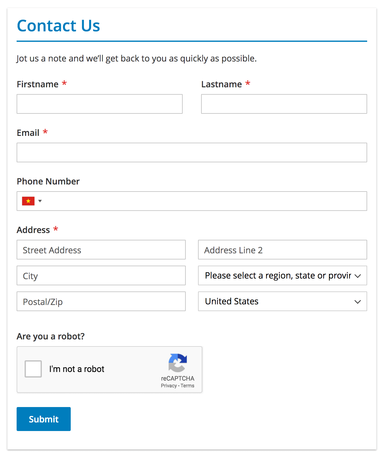 Use Magento Widget to embed a form created by Blue Form Builder Use Magento Widget to embed a form created by Blue Form Builder