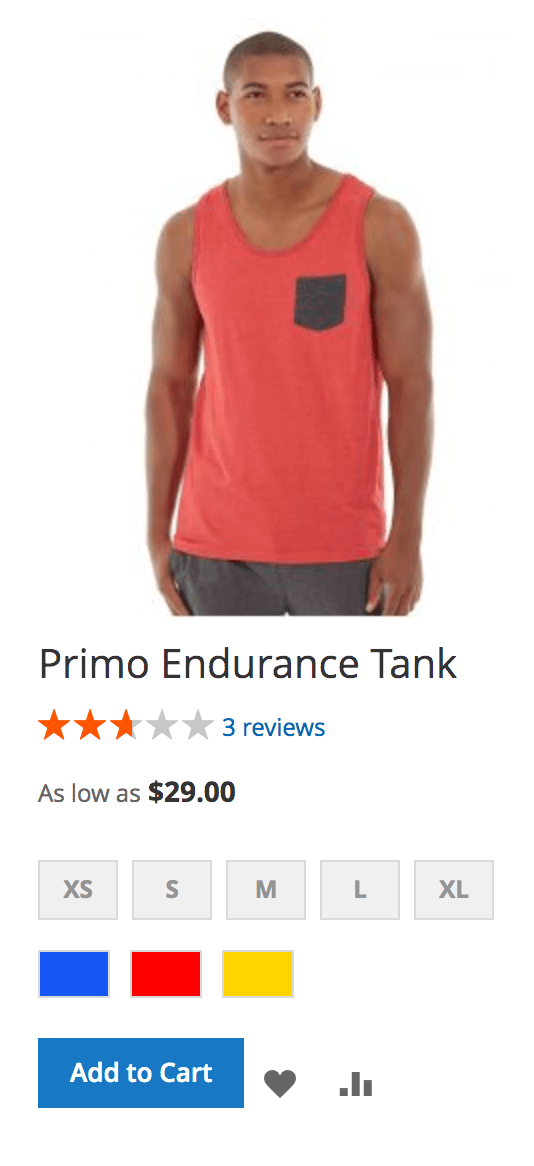 Single Product in grid layout