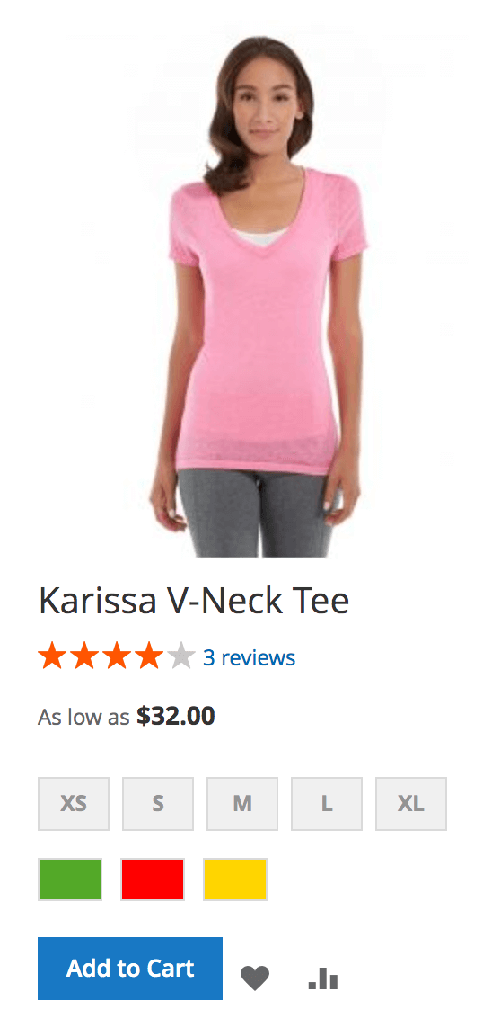 Single Product in grid layout