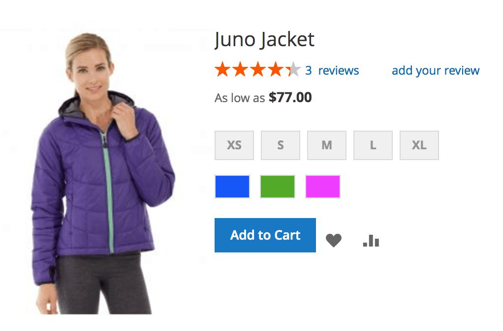 Single Product in list layout
