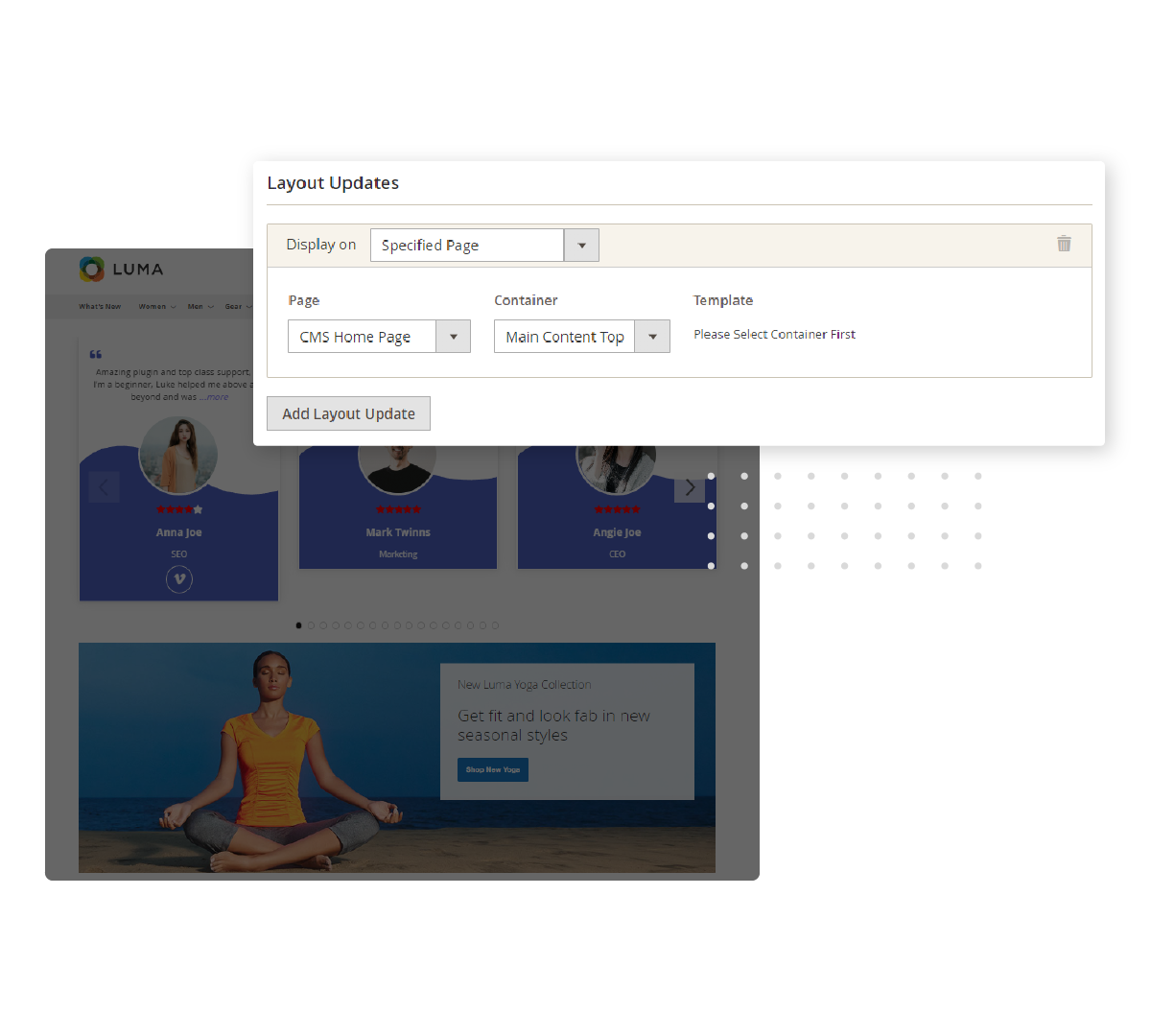 Display testimonials on any page by widget Display testimonials on any page by widget