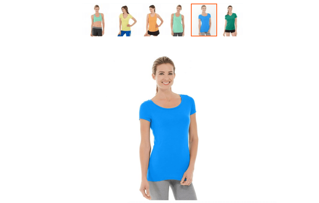 Product Thumbnails on Top