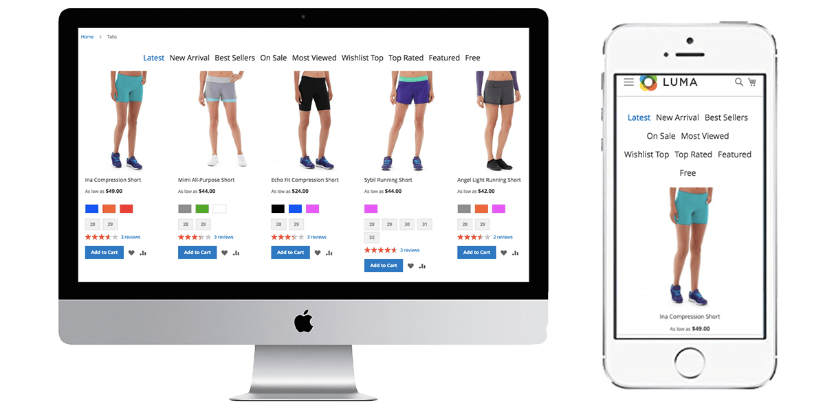 Magento 2 Tabs | Fully Responsive Magento 2 Tabs | Fully Responsive